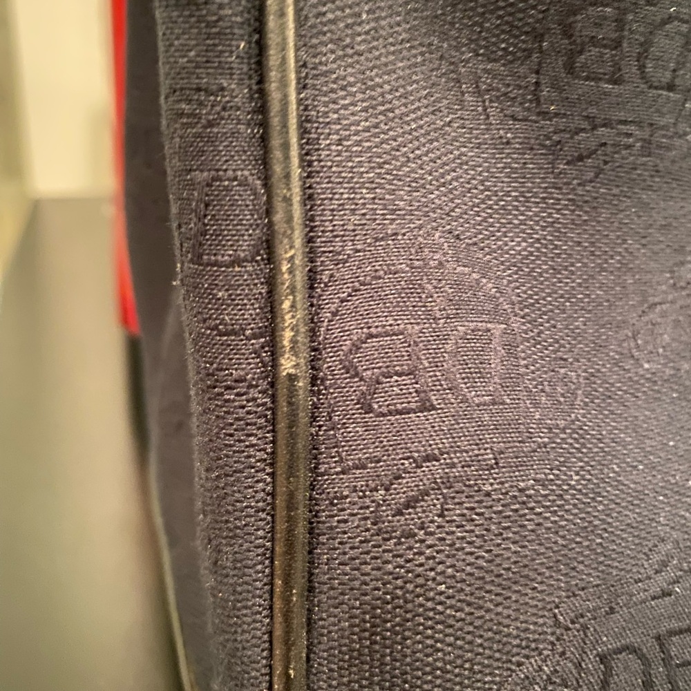Dooney & Bourke Black Tote with Silver Hardware - Picture 14 of 14